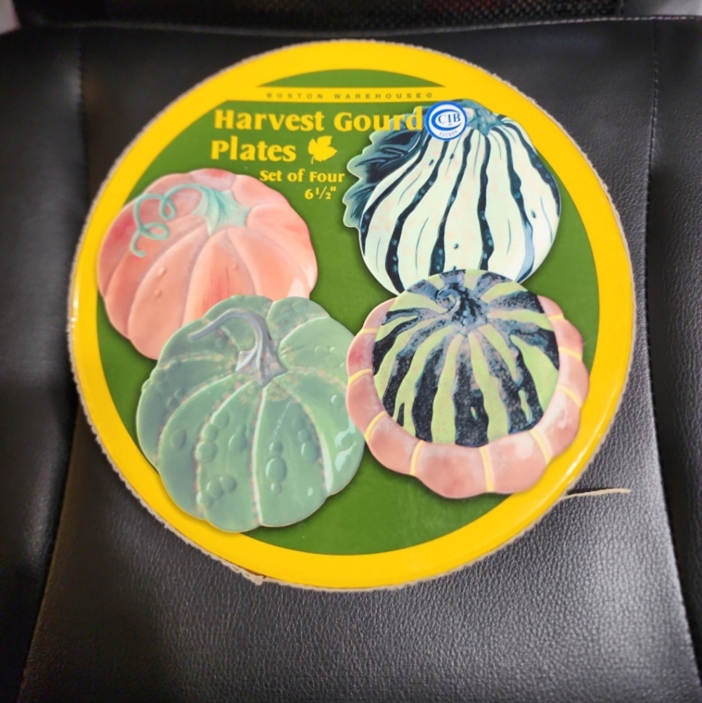 Boston Warehouse Harvest Gourd Plates - Picture 6 of 6